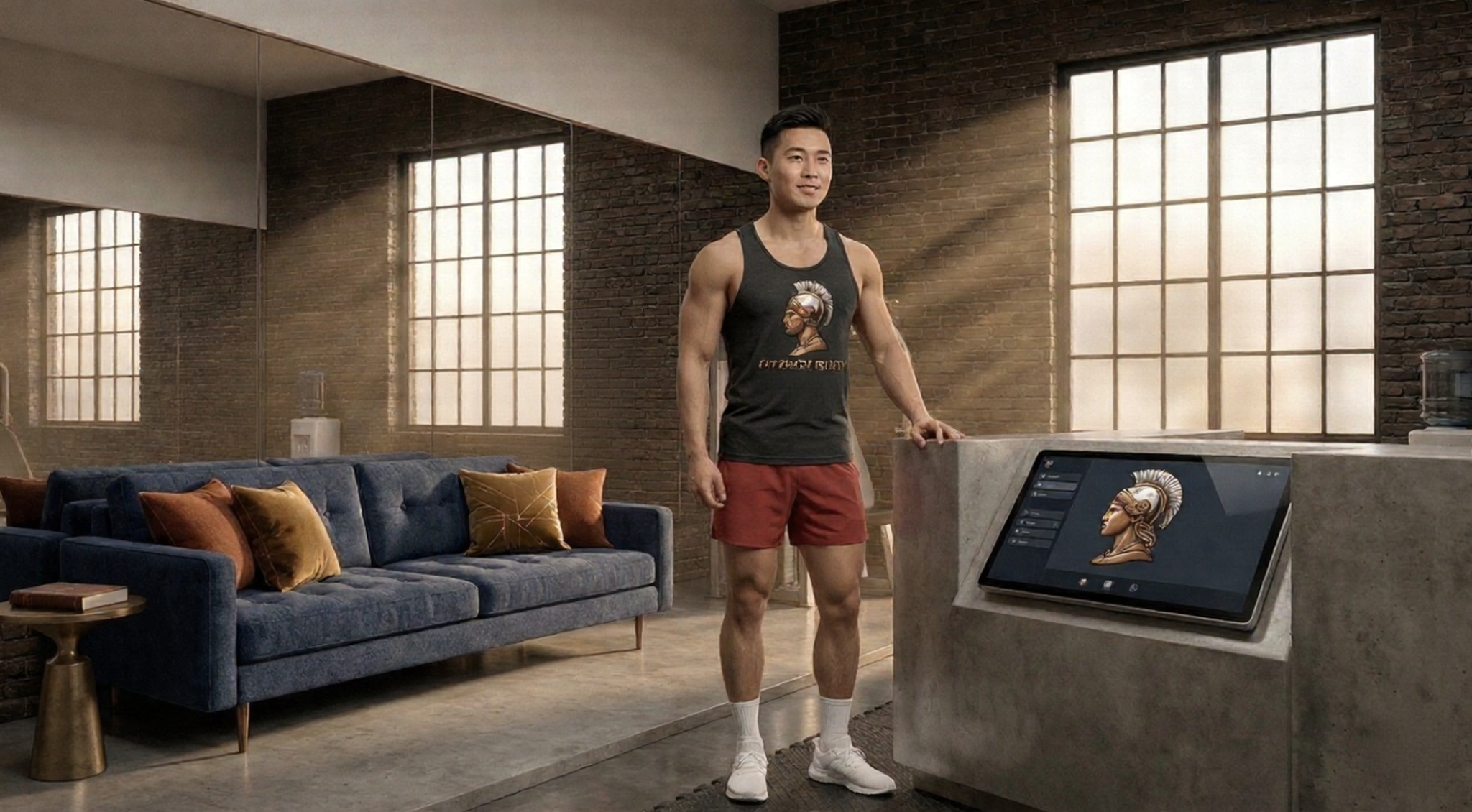 Julian Chen in the Fitzroy Body studio